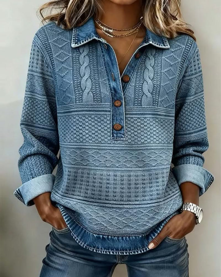 Level Modern Half-Button Sweater
