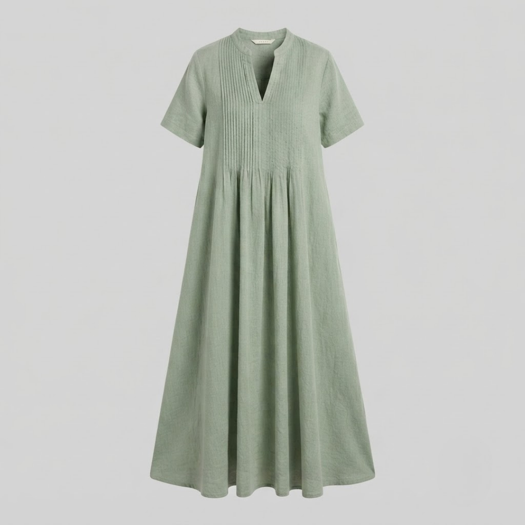 Genesis Flowing V-Neck Maxi Dress