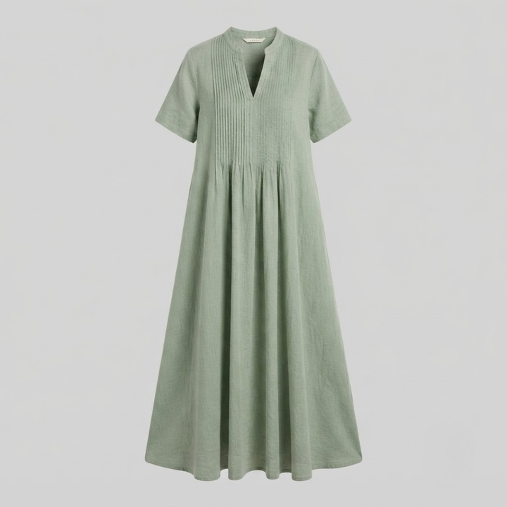 Genesis Flowing V-Neck Maxi Dress