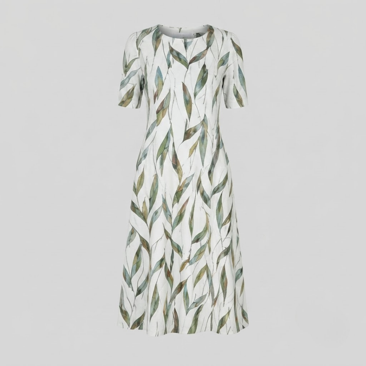 Aisha Effortless Floral Midi Dress