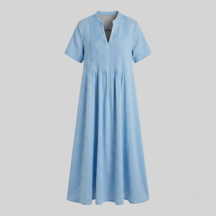 Genesis Flowing V-Neck Maxi Dress