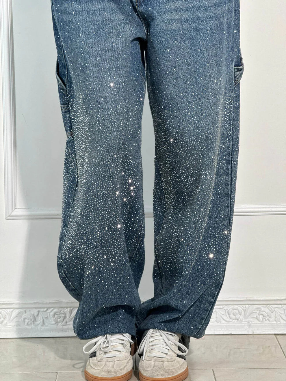 Tesse Balloon Denim Pants for Effortless Movement
