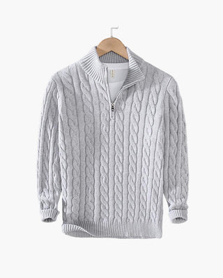 KESWICK Cable Knit Quarter Zip