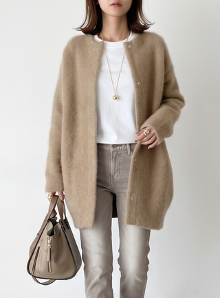 Charlotte Long Cashmere Cardigan