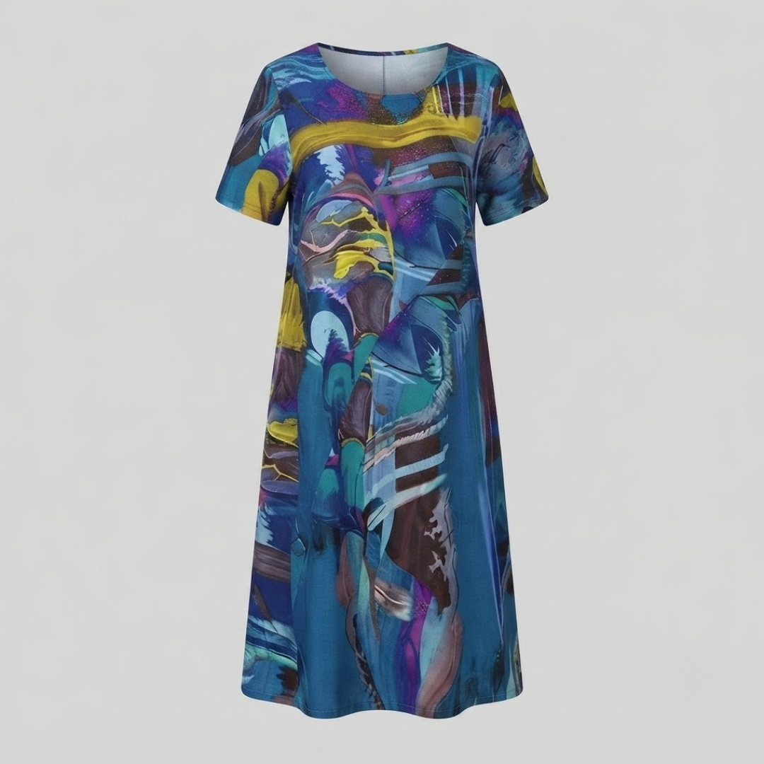 Heather Comfortable Floral Dress