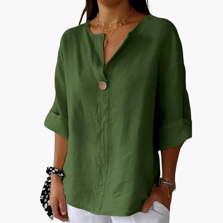 Lucy Casual V Neck Blouse