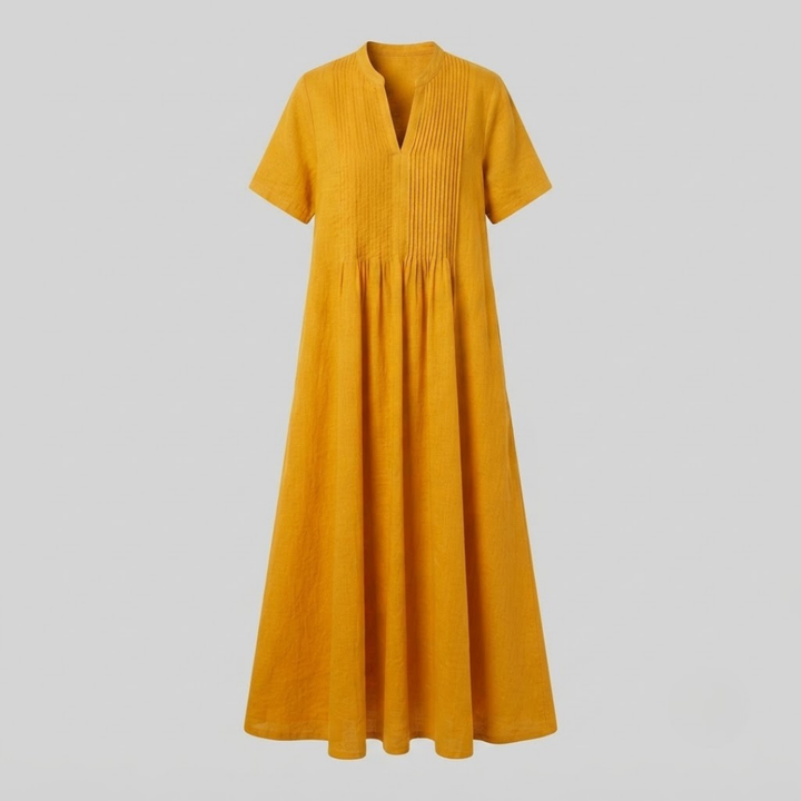 Genesis Flowing V-Neck Maxi Dress