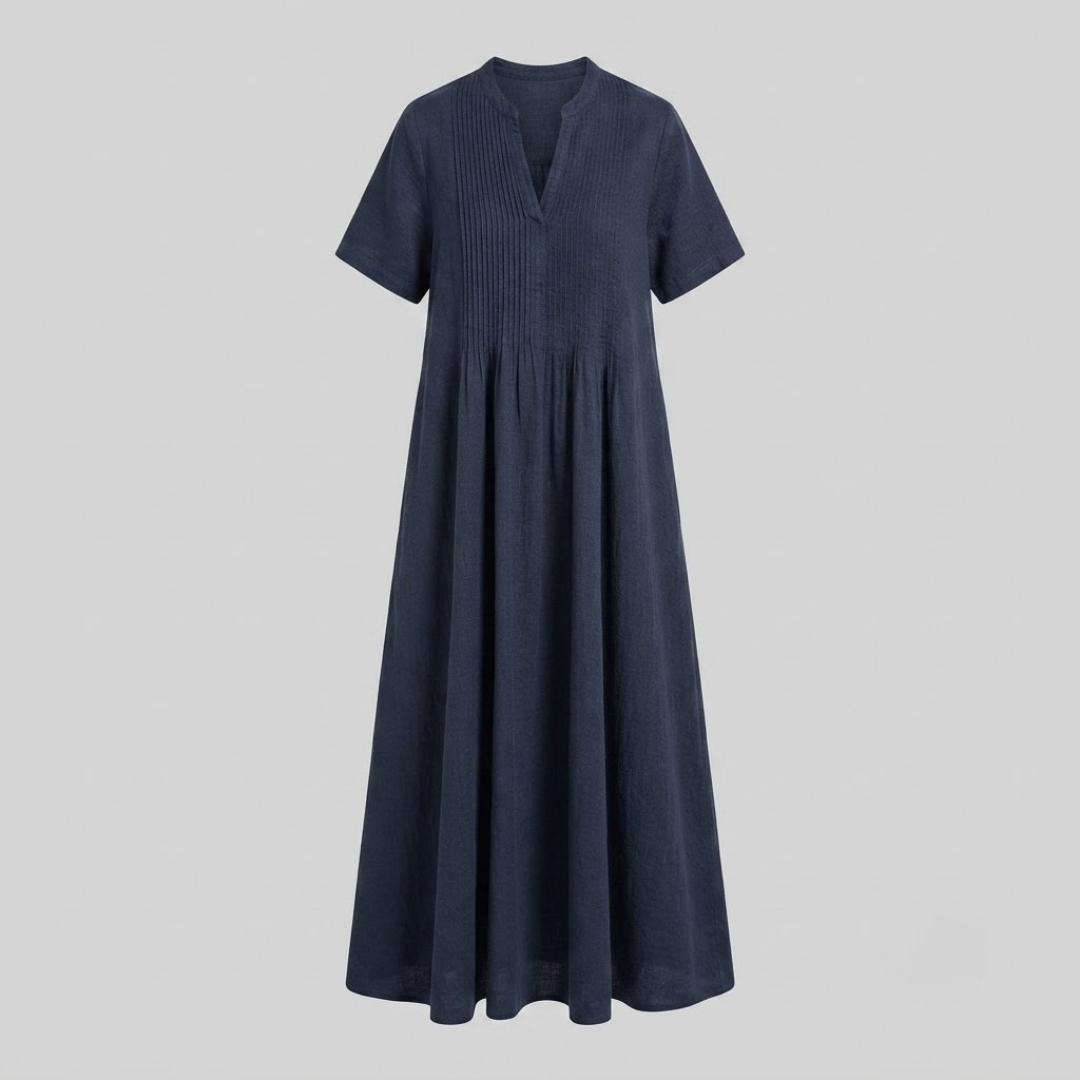 Genesis Flowing V-Neck Maxi Dress