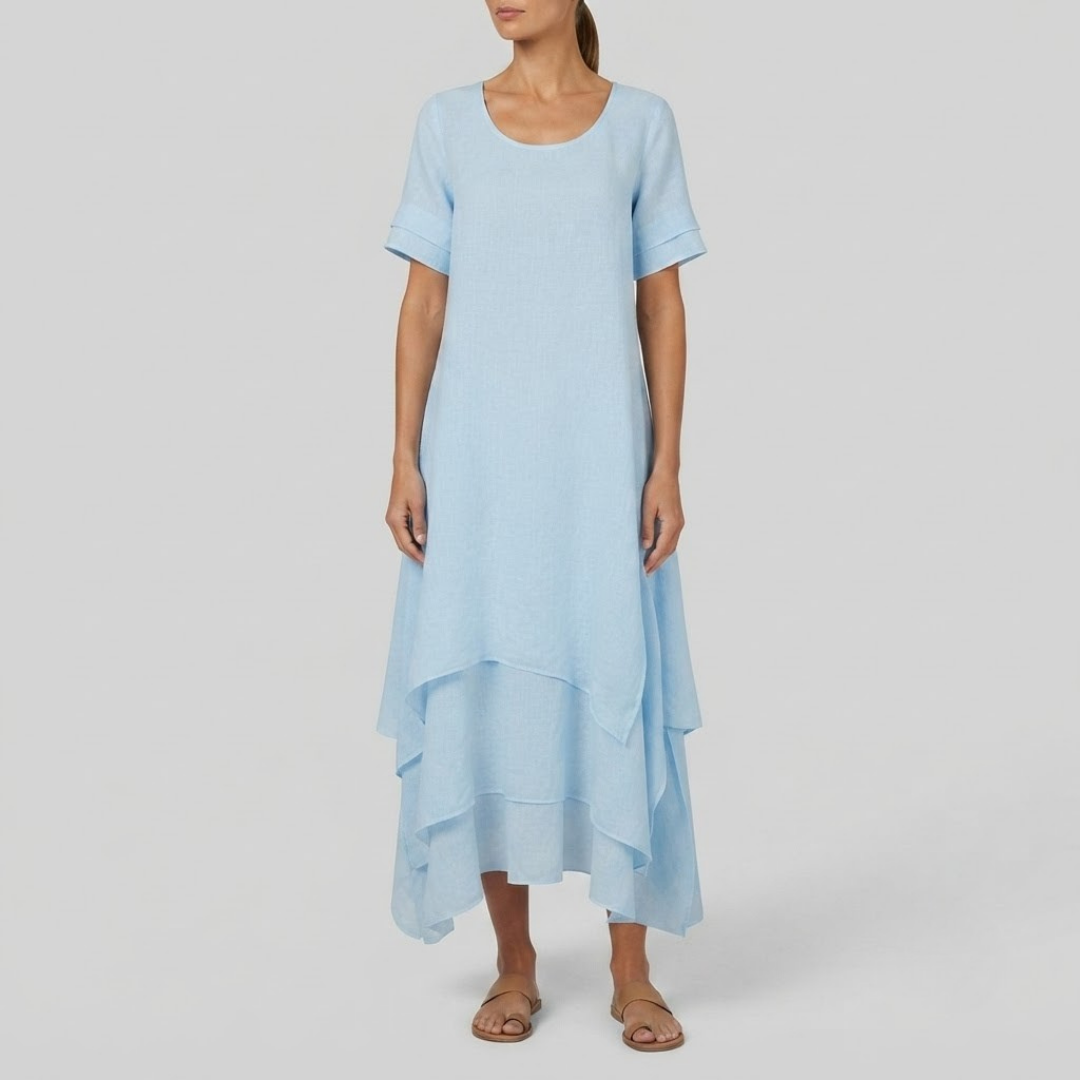 Olive Flowing Grace Maxi Dress
