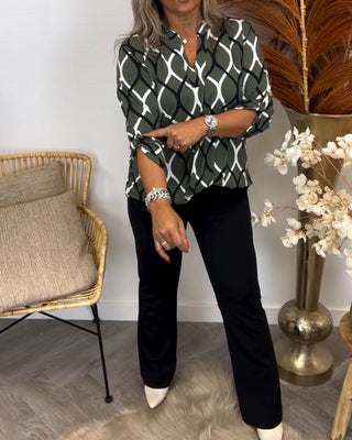 Alisha Graphic Print Blouse