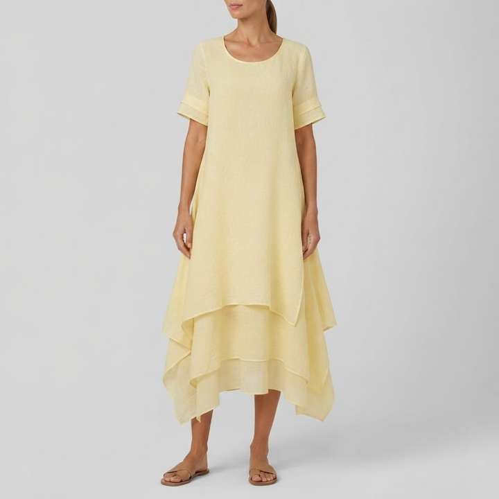 Olive Flowing Grace Maxi Dress