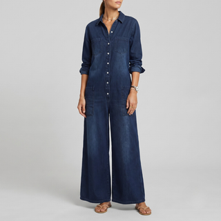 Eileen Casual Denim Jumpsuit