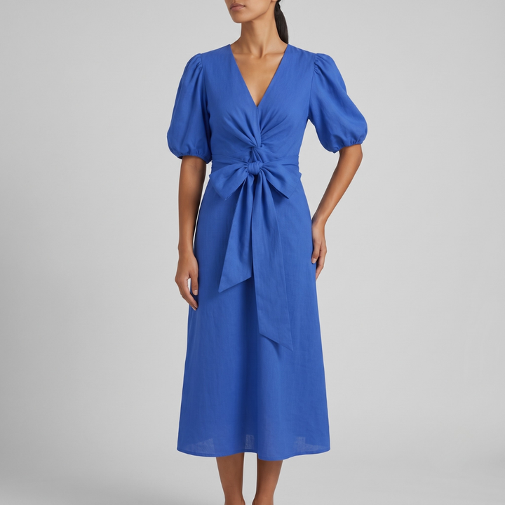 Siena V-Neck Sleeve Dress