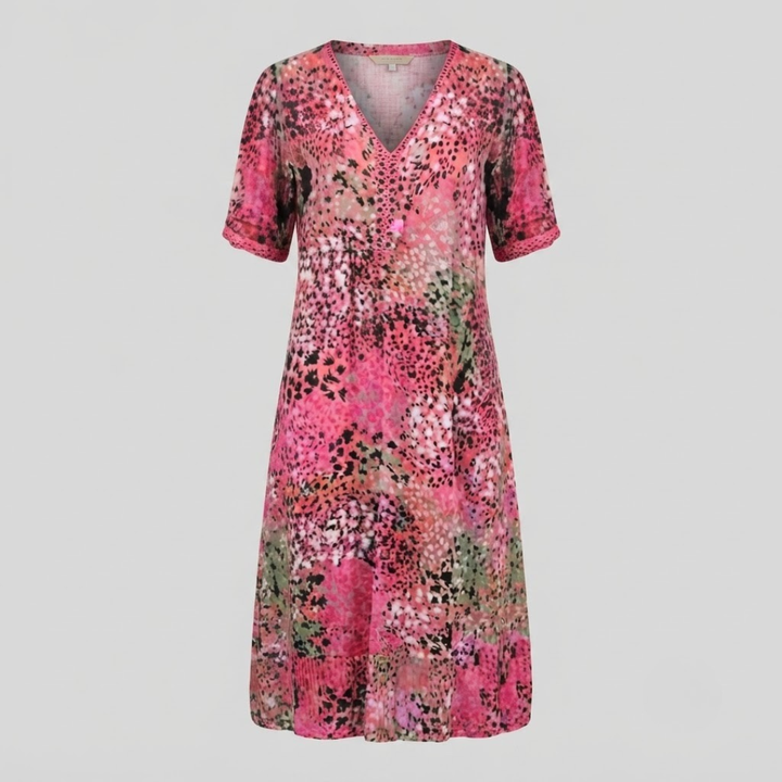 Maya Vibrant Midi Dress