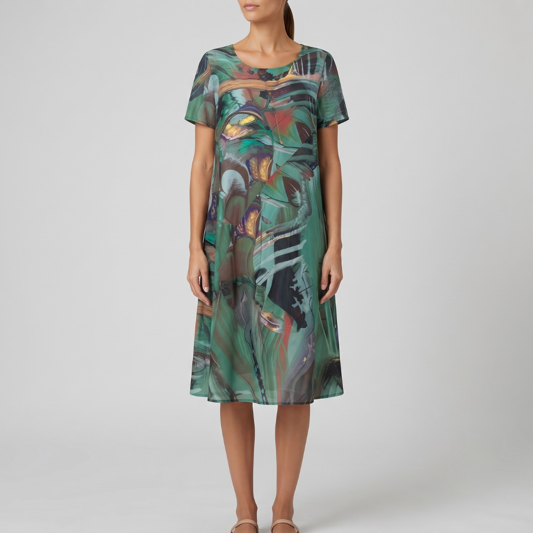Heather Comfortable Floral Dress