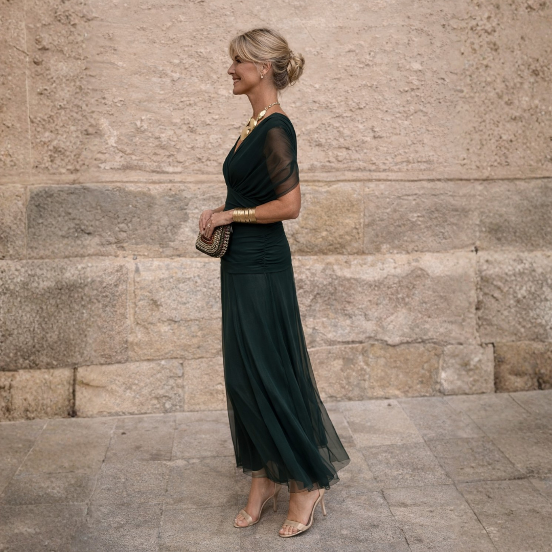 Lydia Off Shoulder Maxi Dress