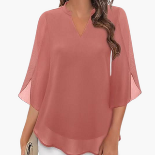Georgia Stylish Layered Blouse
