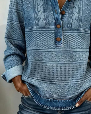 Level Modern Half-Button Sweater