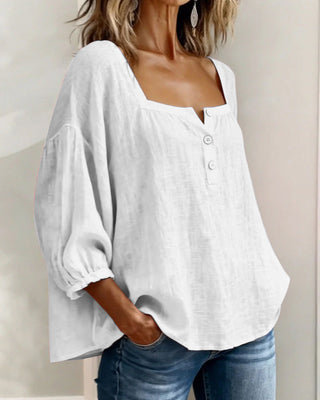 Fiona Breezy Cotton Linen Blouse