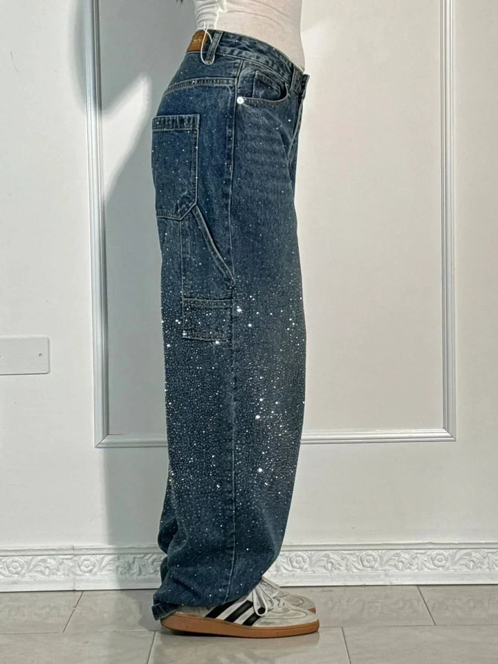 Tesse Balloon Denim Pants for Effortless Movement
