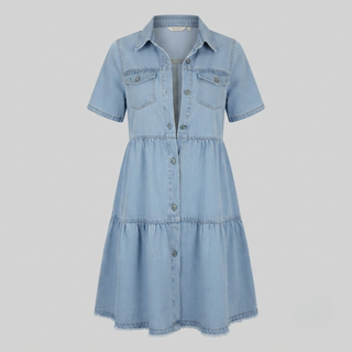 Aleena Casual Elegant Denim Dress
