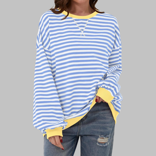 Elara Striped Pullover