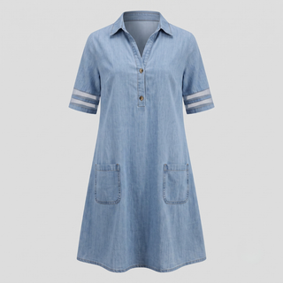 Ashly Casual Denim Dress