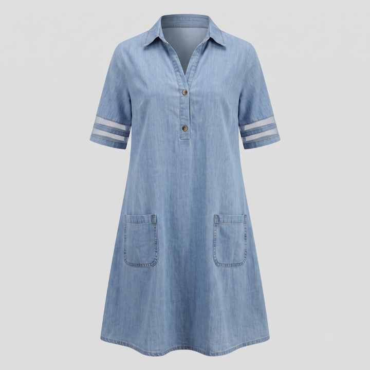 Ashly Casual Denim Dress