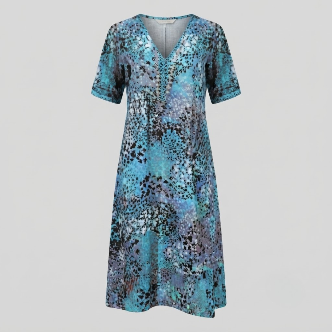 Maya Vibrant Midi Dress