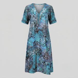 Maya Vibrant Midi Dress