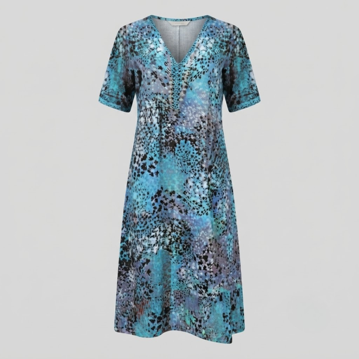 Maya Vibrant Midi Dress