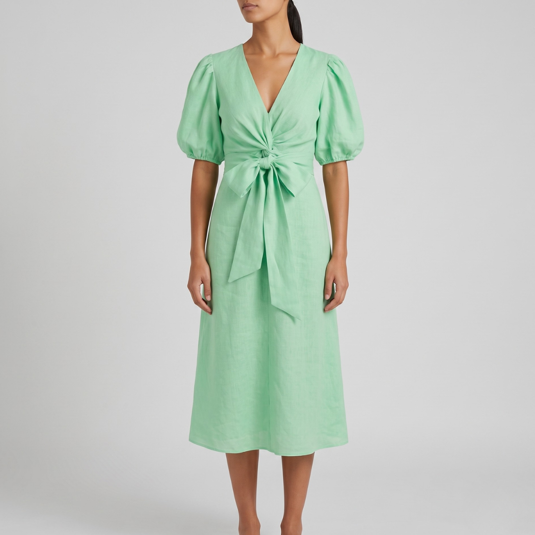 Siena V-Neck Sleeve Dress