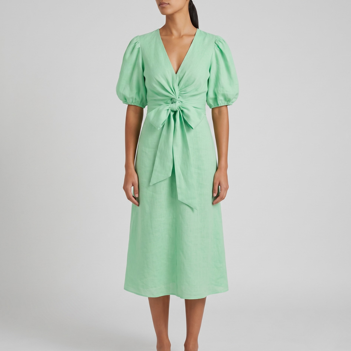 Siena V-Neck Sleeve Dress
