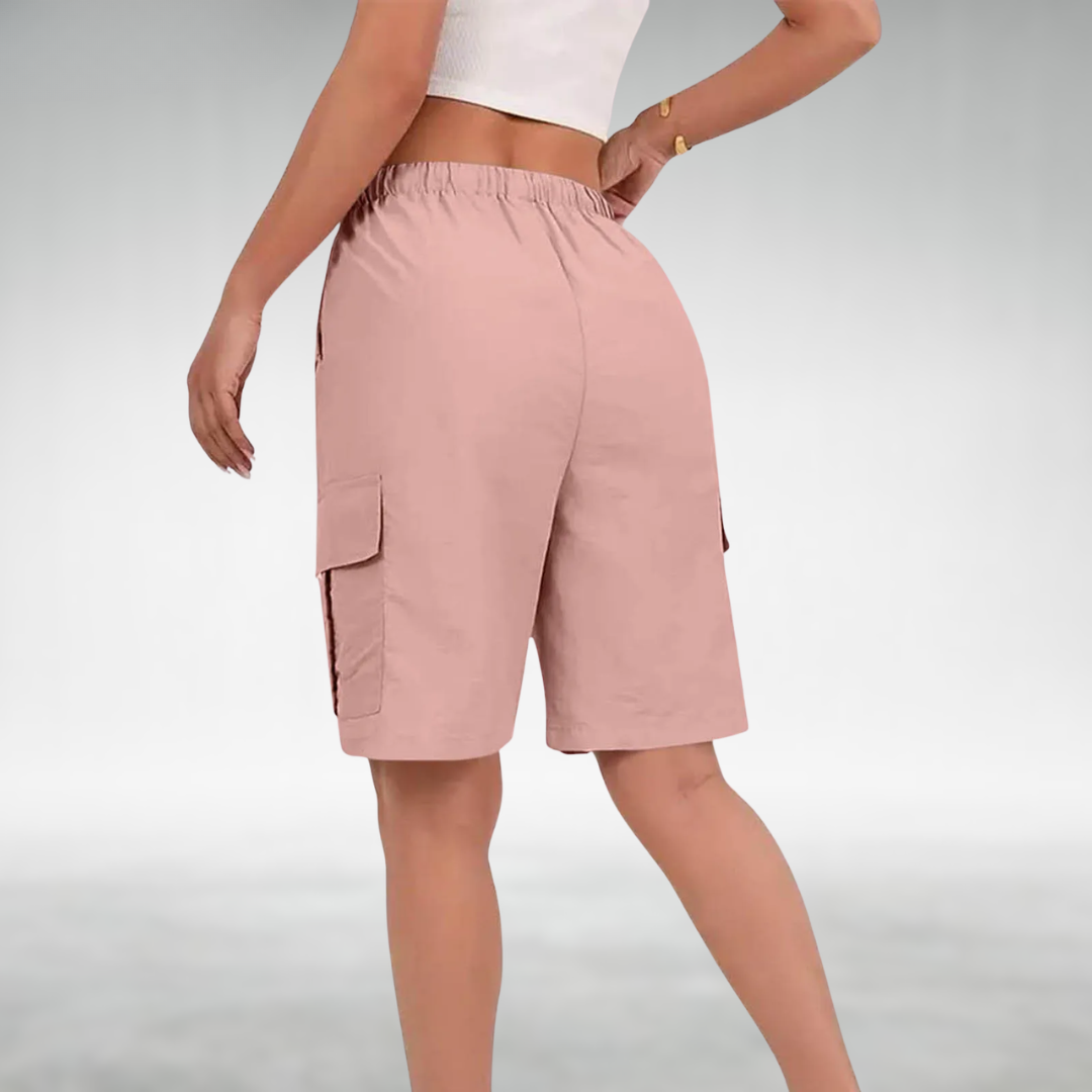 Leanna Comfort Stretch Cargo Shorts