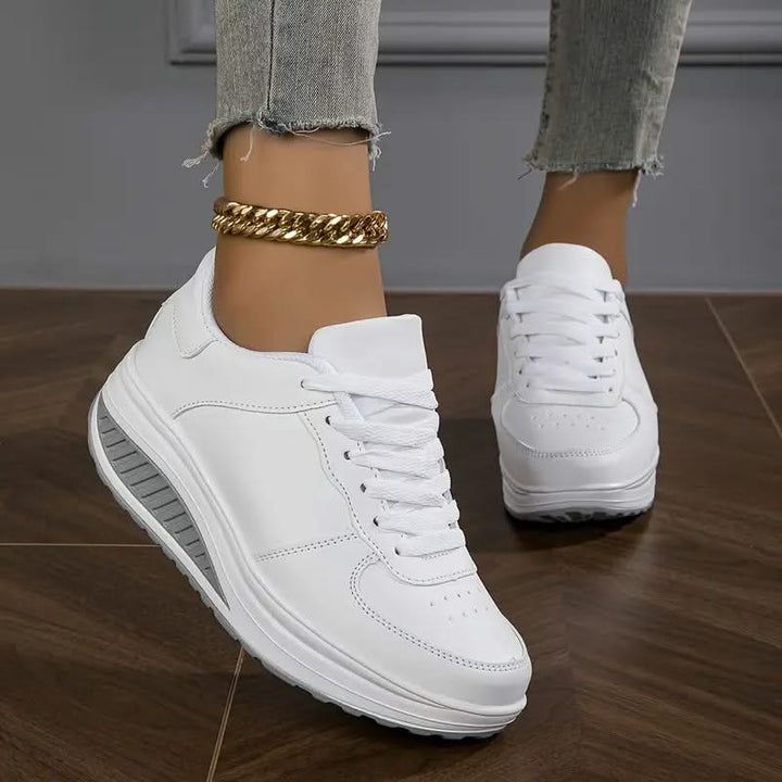 Chloe Lace-Up Sneakers