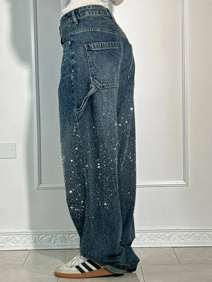 Tesse Balloon Denim Pants for Effortless Movement