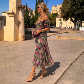 Lydia Off Shoulder Maxi Dress