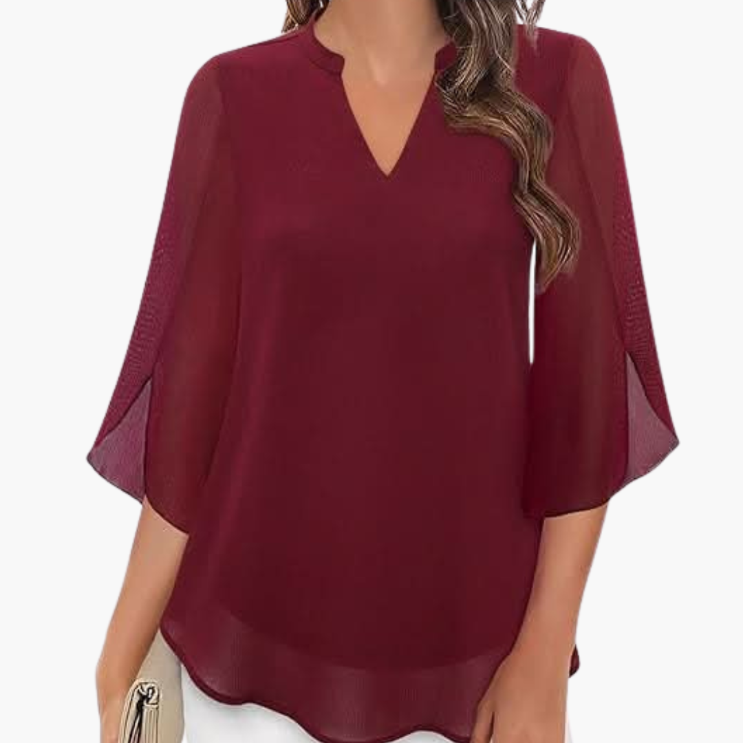 Georgia Stylish Layered Blouse