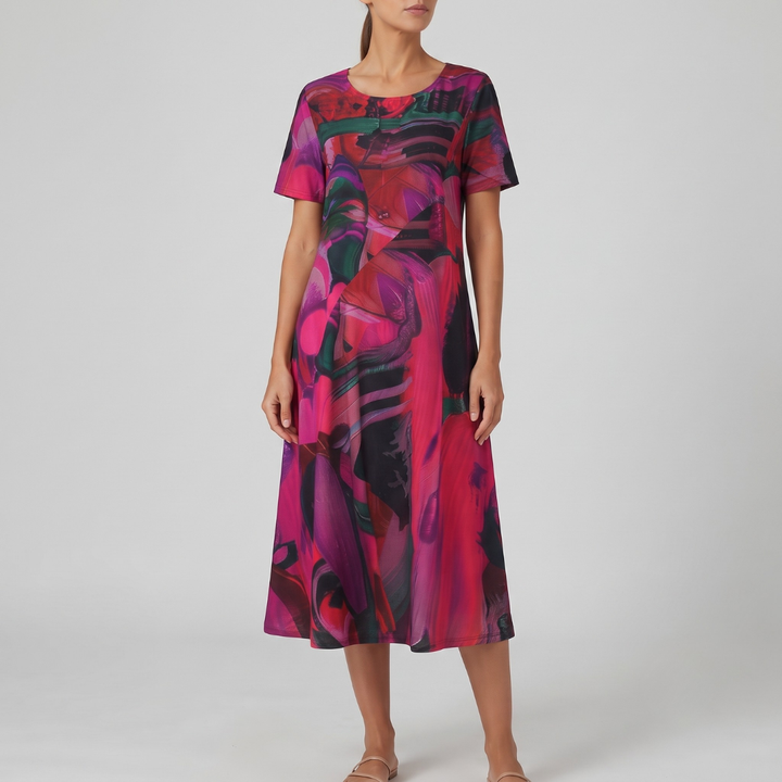 Heather Comfortable Floral Dress