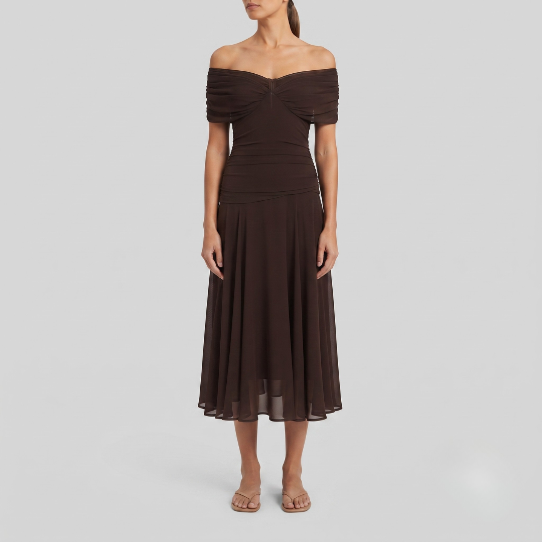Orianna Elegant Mesh Dress