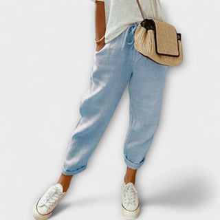 Janelle Relaxed Linen Trousers
