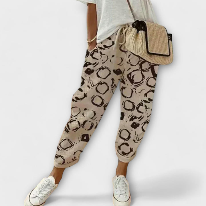 Paulina Comfortable Cotton Linen Trousers