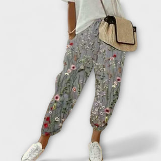 Paulina Comfortable Cotton Linen Trousers