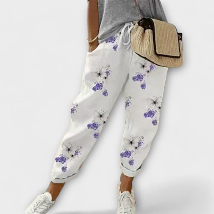 Paulina Comfortable Cotton Linen Trousers