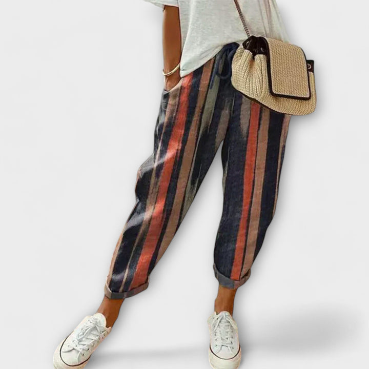 Paulina Comfortable Cotton Linen Trousers