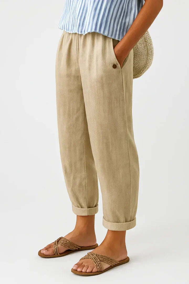 Romina Timeless Linen Cotton Trousers