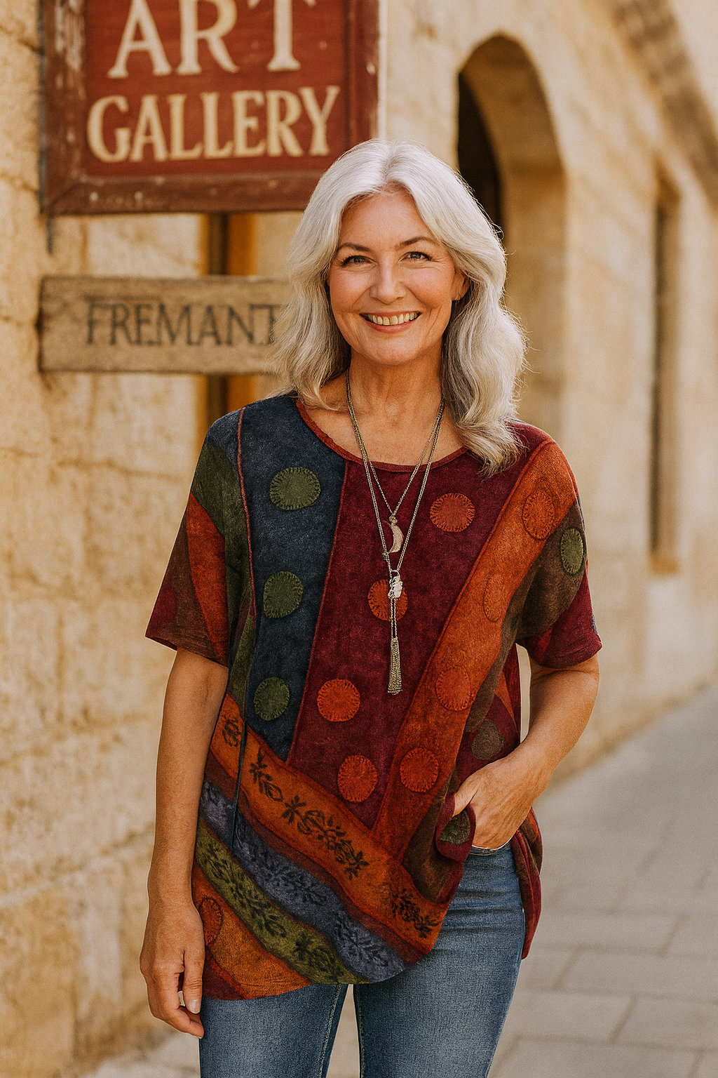 Callia Artistic Flowing Top