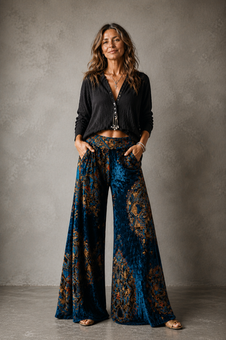Lucy Boho Wide Leg Pants
