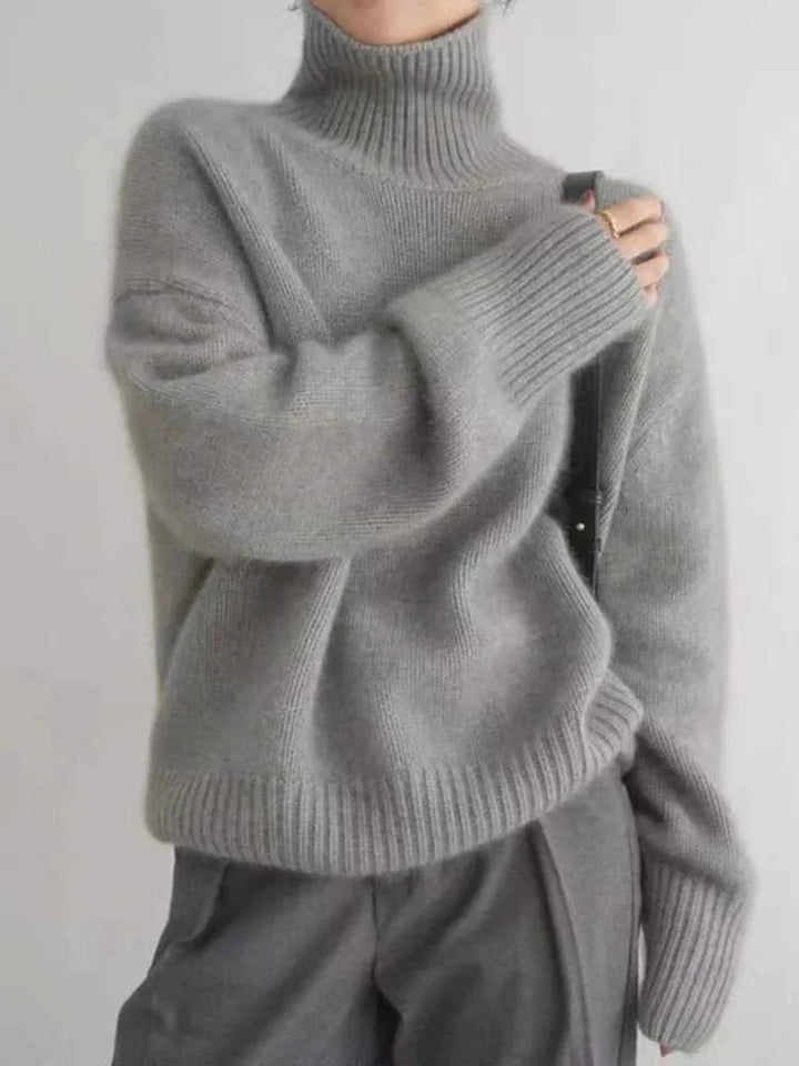 Isabella Cashmere High Neck Sweater