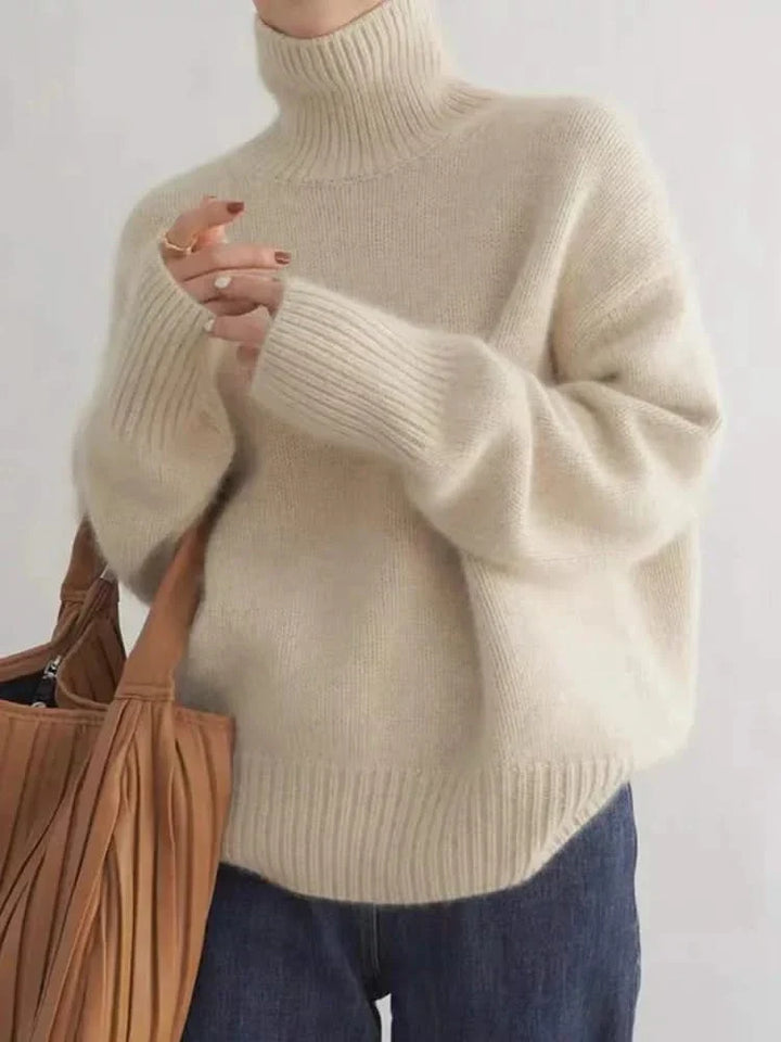 Isabella Cashmere High Neck Sweater